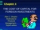 Bài giảng Đầu tư quốc tế: Chương 4 - Huỳnh Thị Thúy Giang
